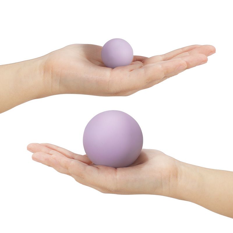 3Pcs Massage Balls Back Massage Equipment Yoga Balls for Women Training Yoga - Purple - Image 3