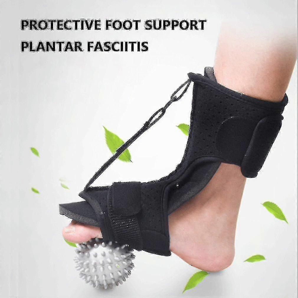 Foot Orthosis Plantar Fascia Release Splint Adjustable Back Foot Massage Ball For Men - Image 2