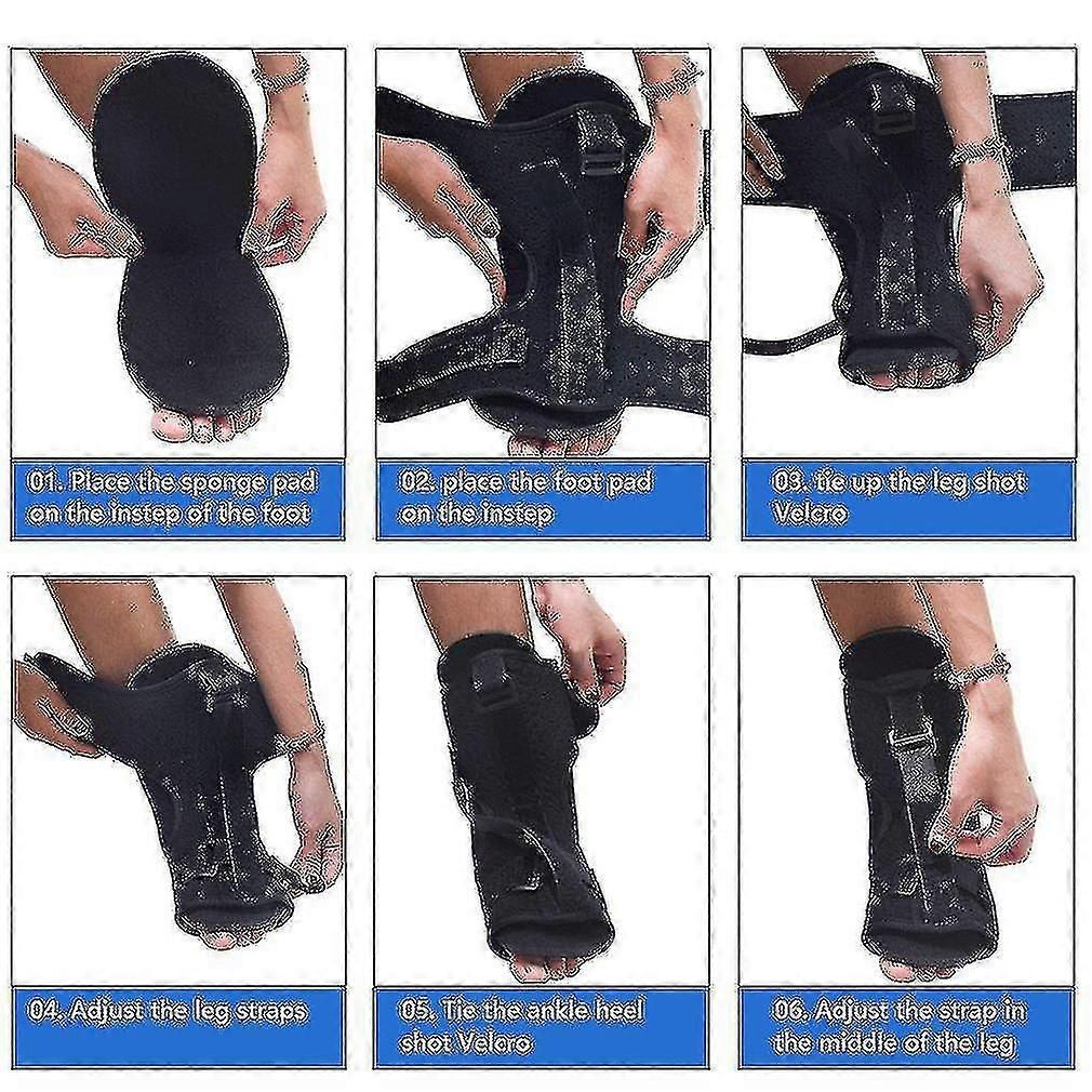 Foot Orthosis Plantar Fascia Release Splint Adjustable Back Foot Massage Ball For Men - Image 3