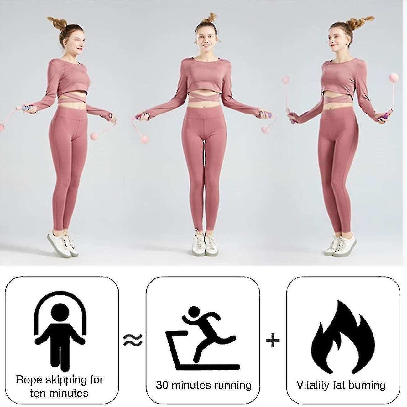 Jumping Rope,rope Ping Weighted Ping Rope, Fast Rope Ping Without Tangles - Image 4