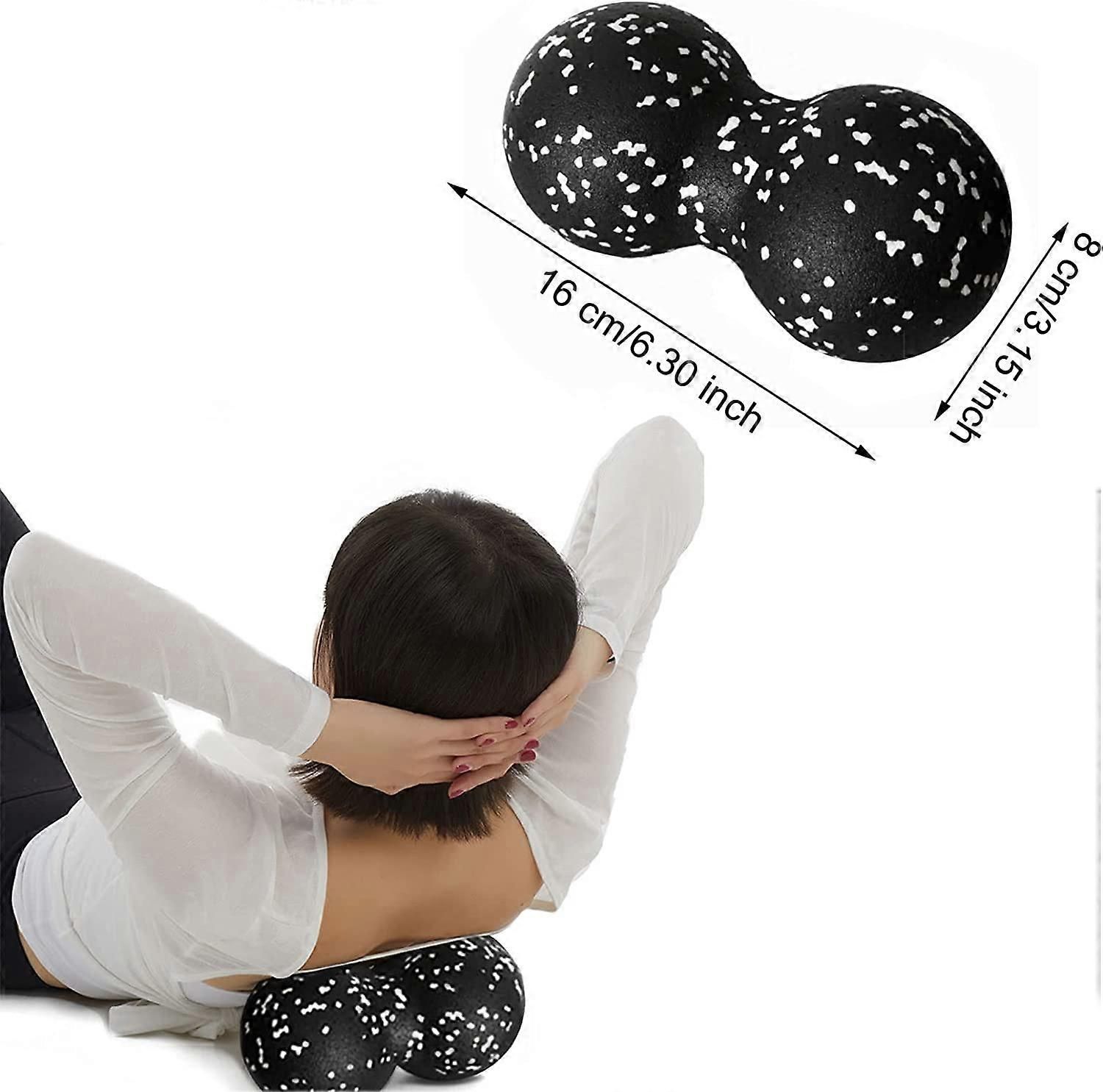 Lacrosse Ball Fascia Ball Massage Ball Peanut Double Massage Ball Tool Ball Massage Ball Massage Trigger Point Massage Balls For Massage Mobility Phys - Image 4