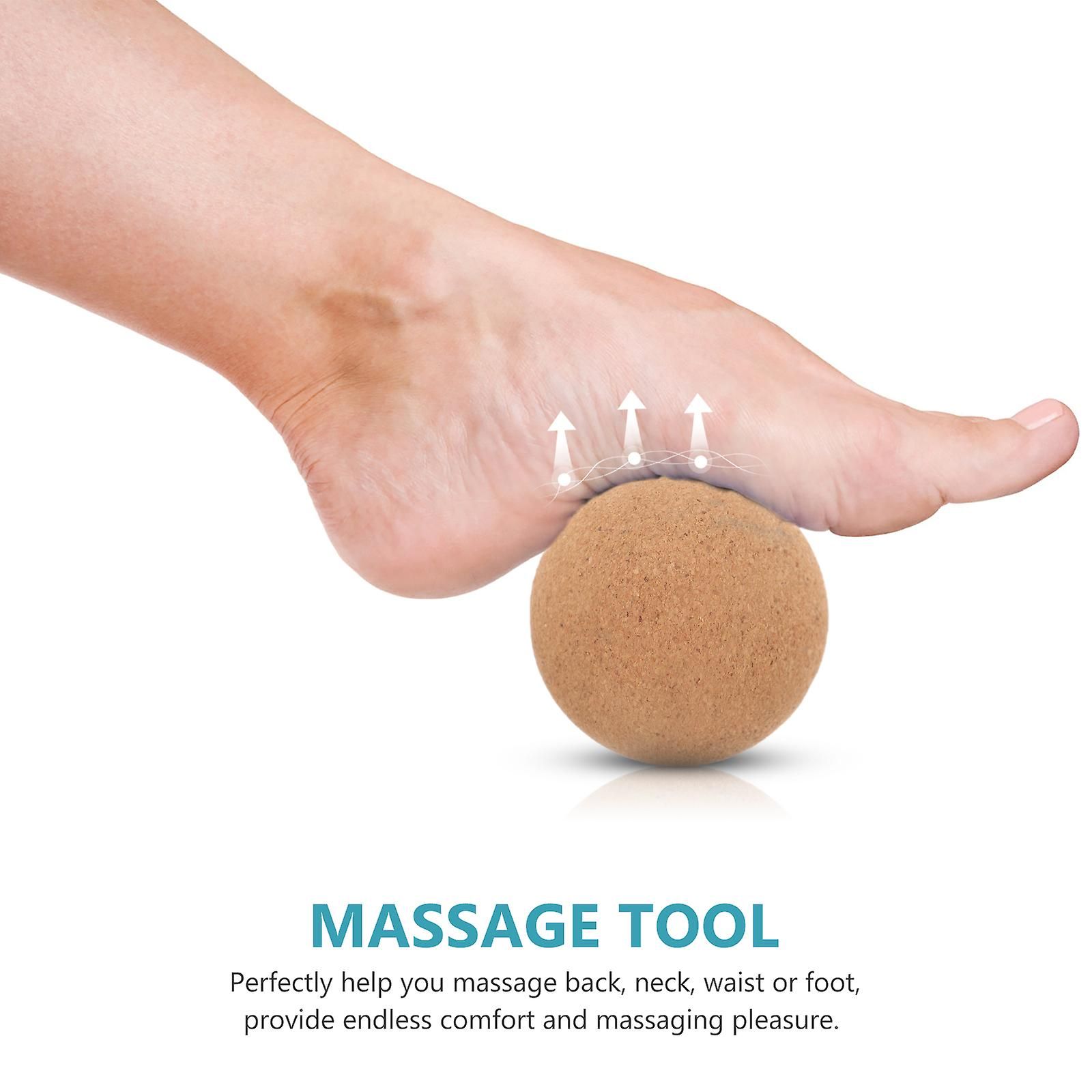 Yoga Massage Ball  Back Waist Neck Massaging Ball Cork Massage Ball Foot Massage Ball - Image 4
