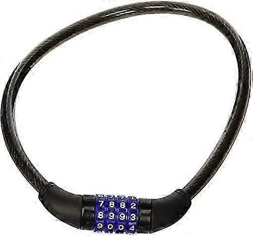 4-Digit Bicycle Lock, 12 mm Steel Cable, Bicycle Security Lock - Image 3