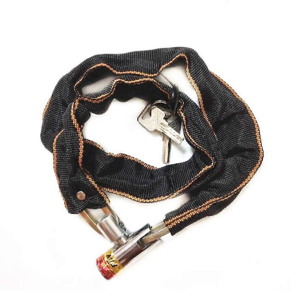Bicycle Lock 80cm Chain Padlock for Bicycle, Motorcycle, and Scooter - High-Performance Chain Lock - Image 1