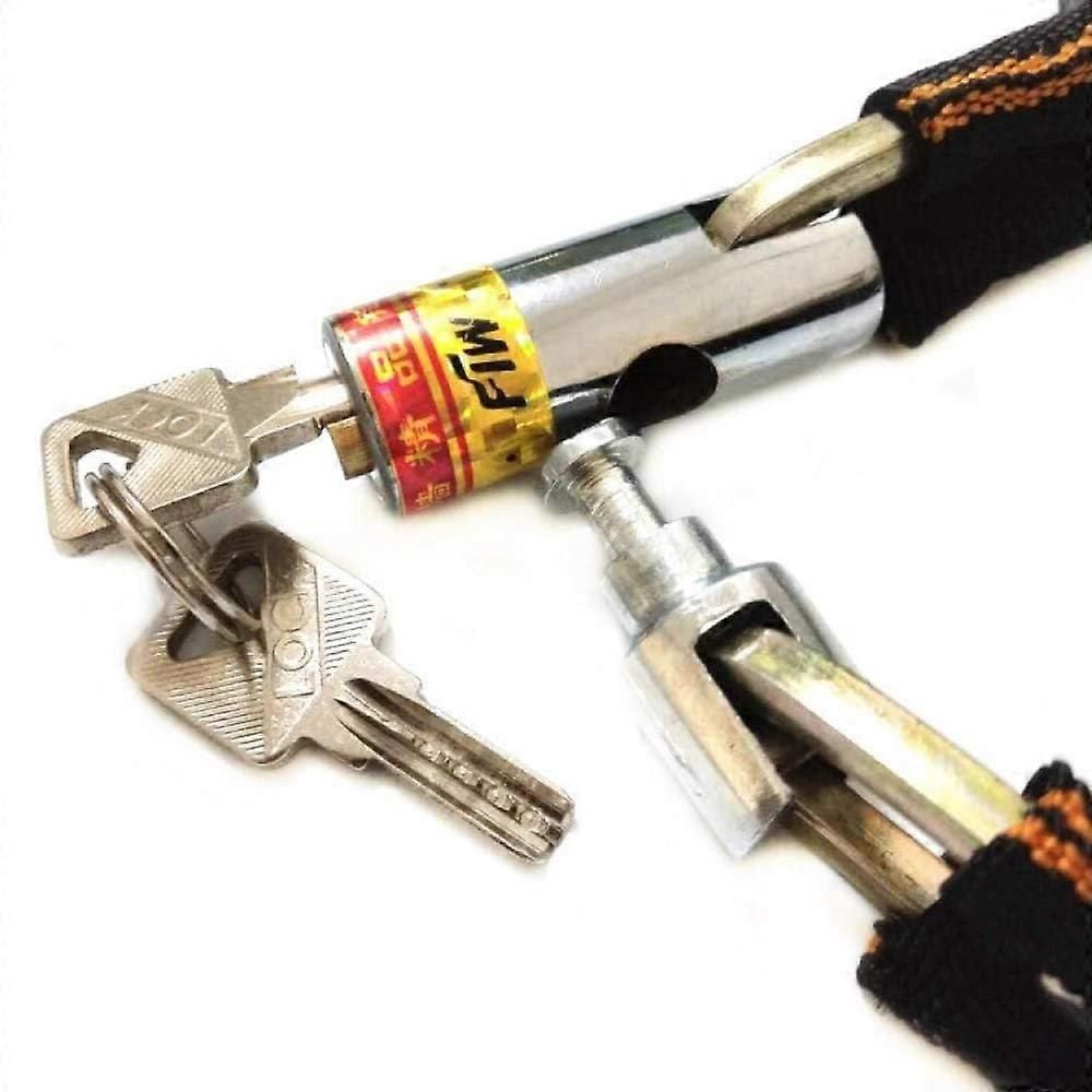 Bicycle Lock 100cm Chain Padlock for Bicycle, Motorcycle, and Scooter - High-Performance Chain Lock - Image 2