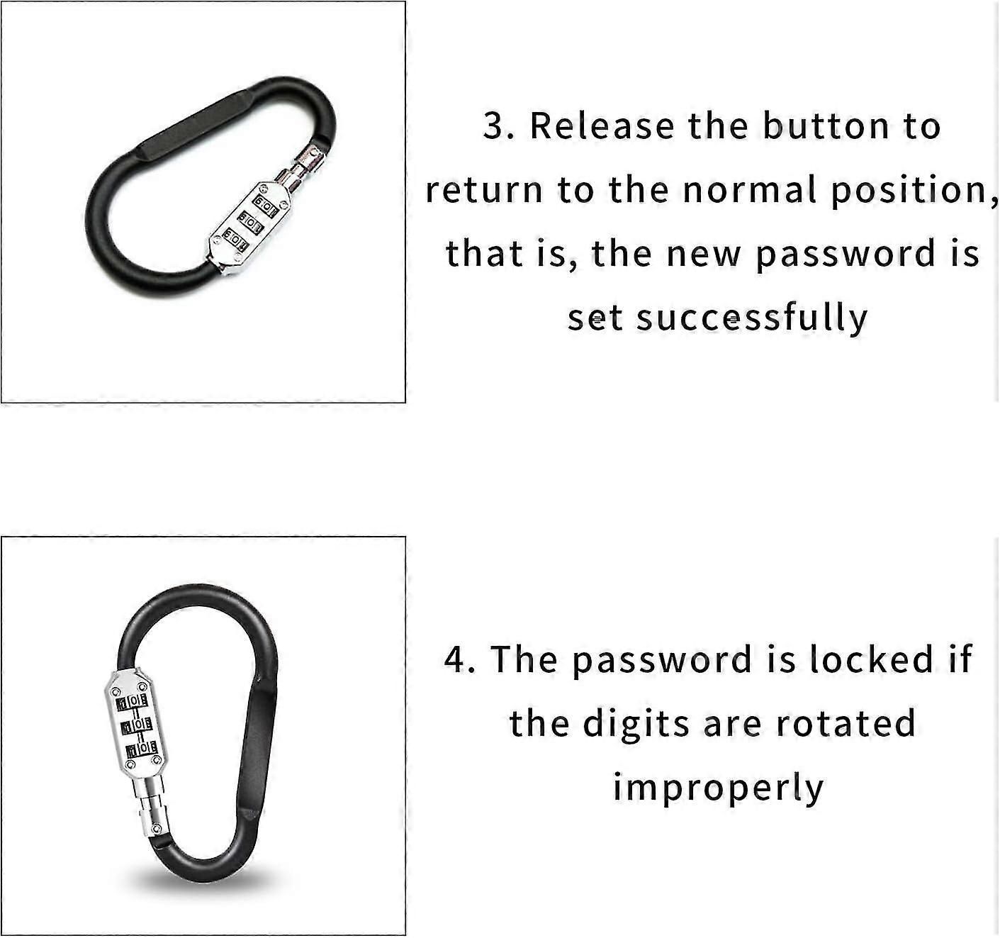 Bike Lock Cable 3 Digit Resettable Combination Cable Lock, Portable Bicycle Code Lock For Outdoor, Small Security Bicycle Lock , For Bike,black - Image 4