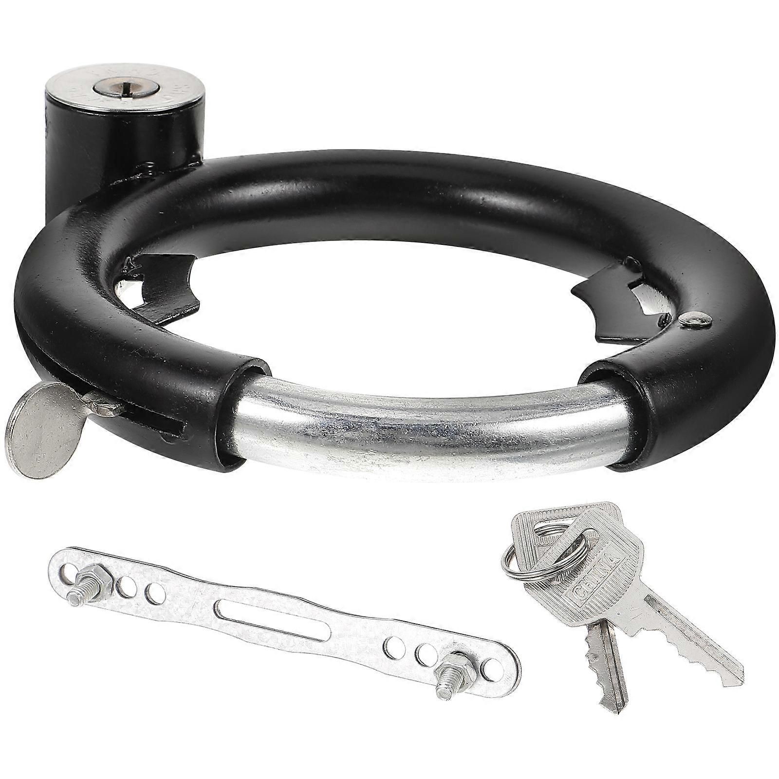 Durable Round Lock 2Set Multi-Function Bicycle Lock For Electric Bicycle Safety Anti-Theft Use - Image 1