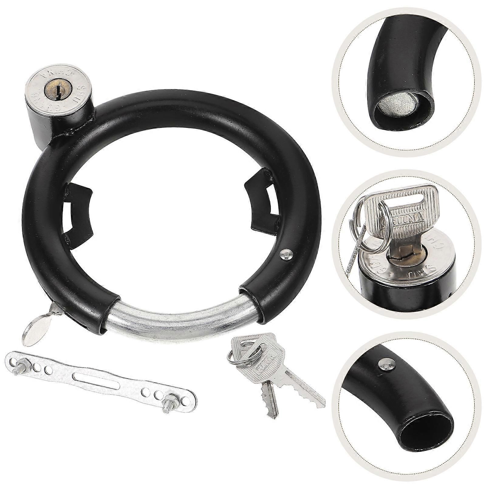 Durable Round Lock 2Set Multi-Function Bicycle Lock For Electric Bicycle Safety Anti-Theft Use - Image 3