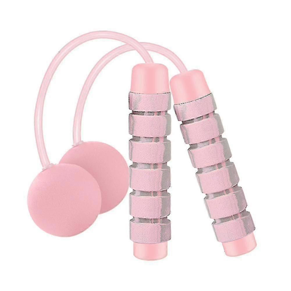 Jump Rope,Ropeless Jump Ropes For Fitness,skipping Rope For Wellness Beginners,adults Workout - Pink - Image 1