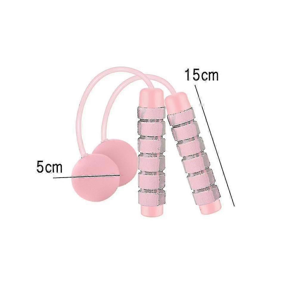 Jump Rope,Ropeless Jump Ropes For Fitness,skipping Rope For Wellness Beginners,adults Workout - Pink - Image 2