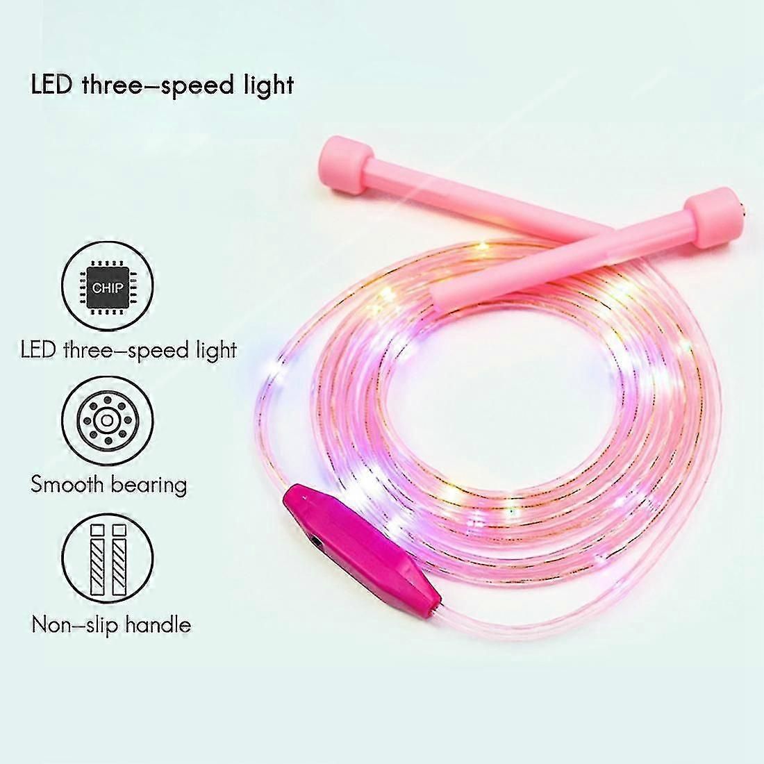 Light Up Jump Rope Led Skipping Rope Colorful Led Fitness Jump Ropes - Image 2