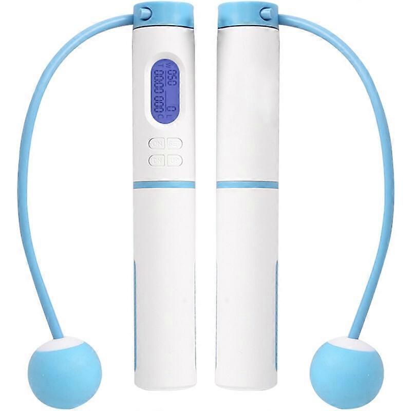 Jump Rope, Digital Calorie Counter Jump Rope, Adjustable Exercise Skipping Rope With Smooth Versatile Rope For Fitness Training, Weighted Handle Jump Rope - Image 1