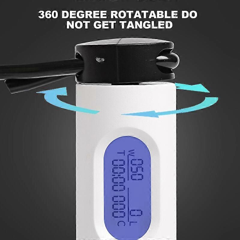 Jump Rope, Digital Calorie Counter Jump Rope, Adjustable Exercise Skipping Rope With Smooth Versatile Rope For Fitness Training, Weighted Handle Jump Rope - Image 4