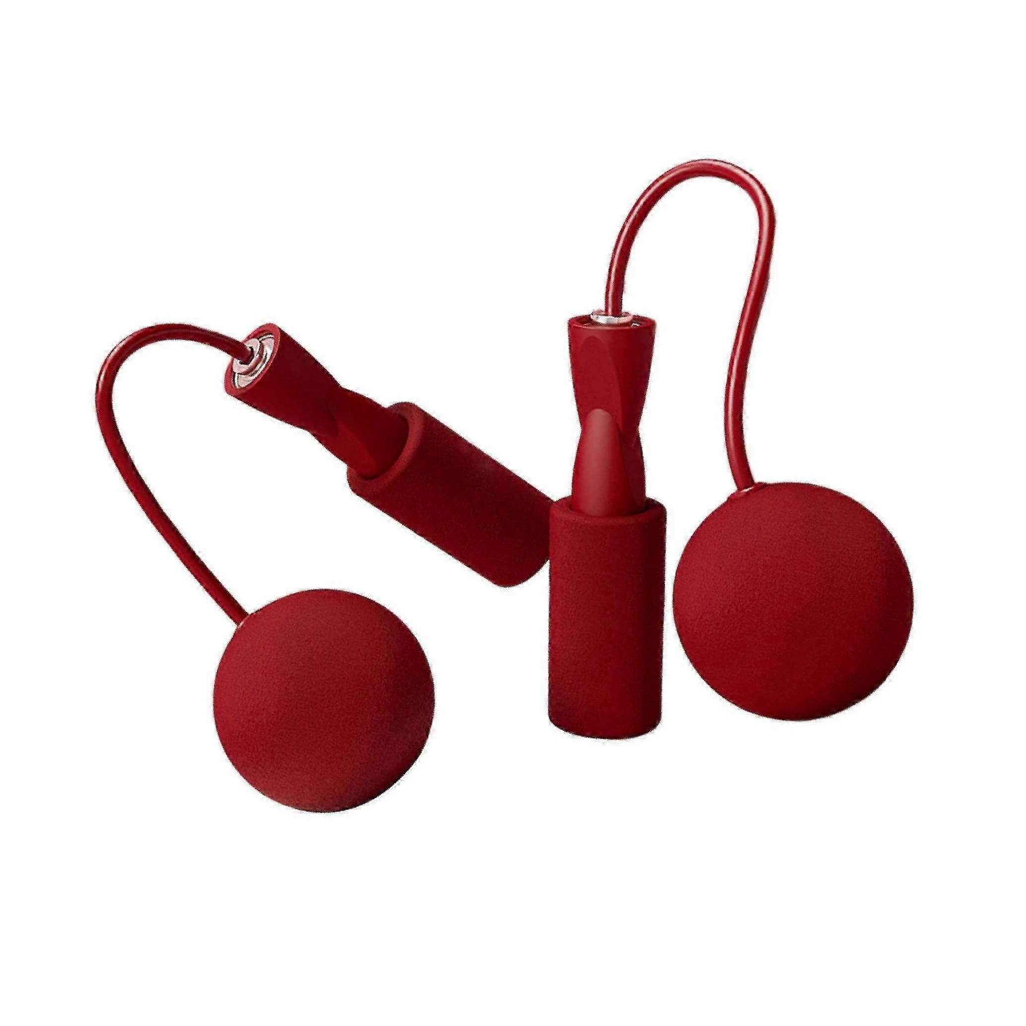 Cordless Jumping Rope Gym Exercise Fitness Weighted Jump Rope - Red - Image 2