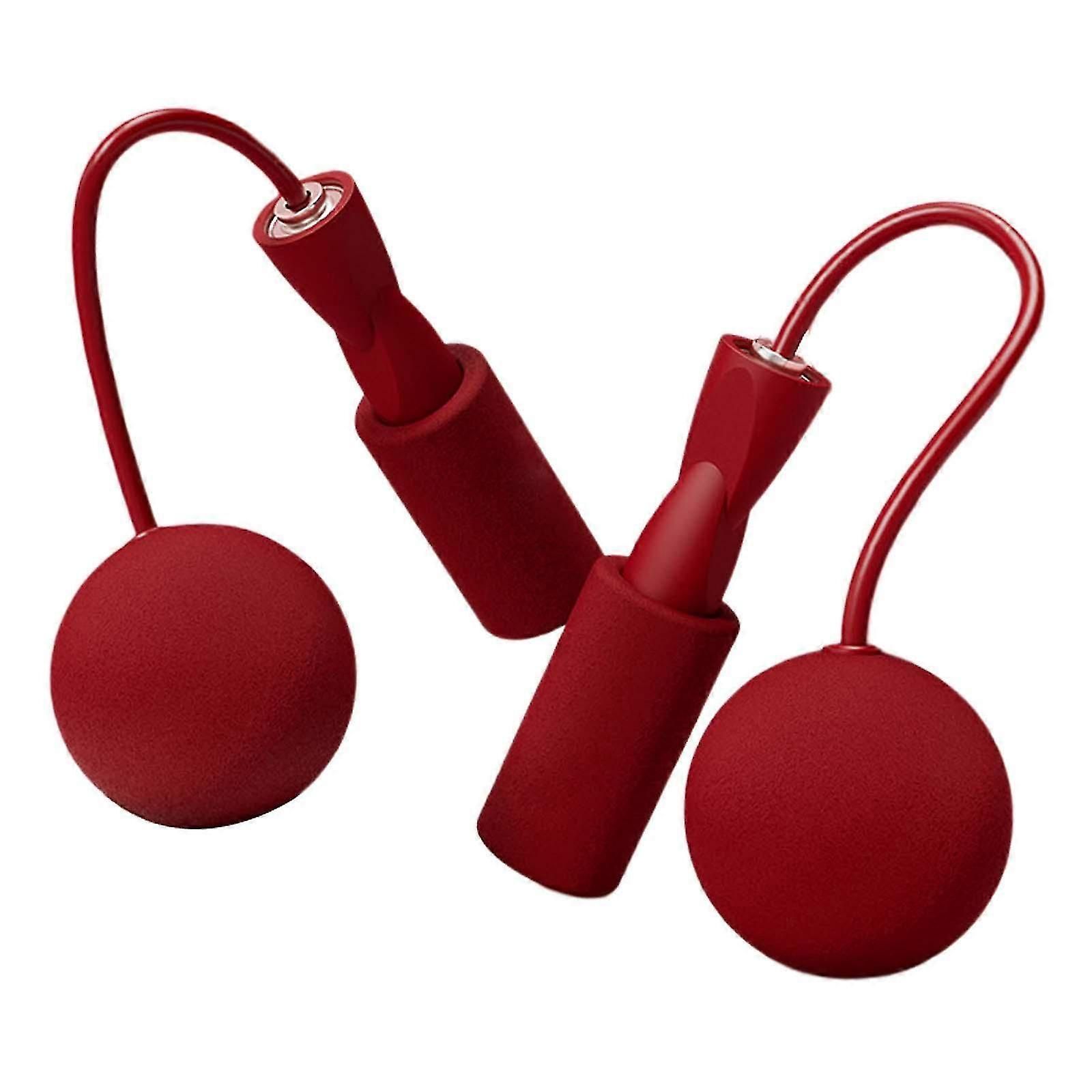 Cordless Jumping Rope Gym Exercise Fitness Weighted Jump Rope - Red - Image 5