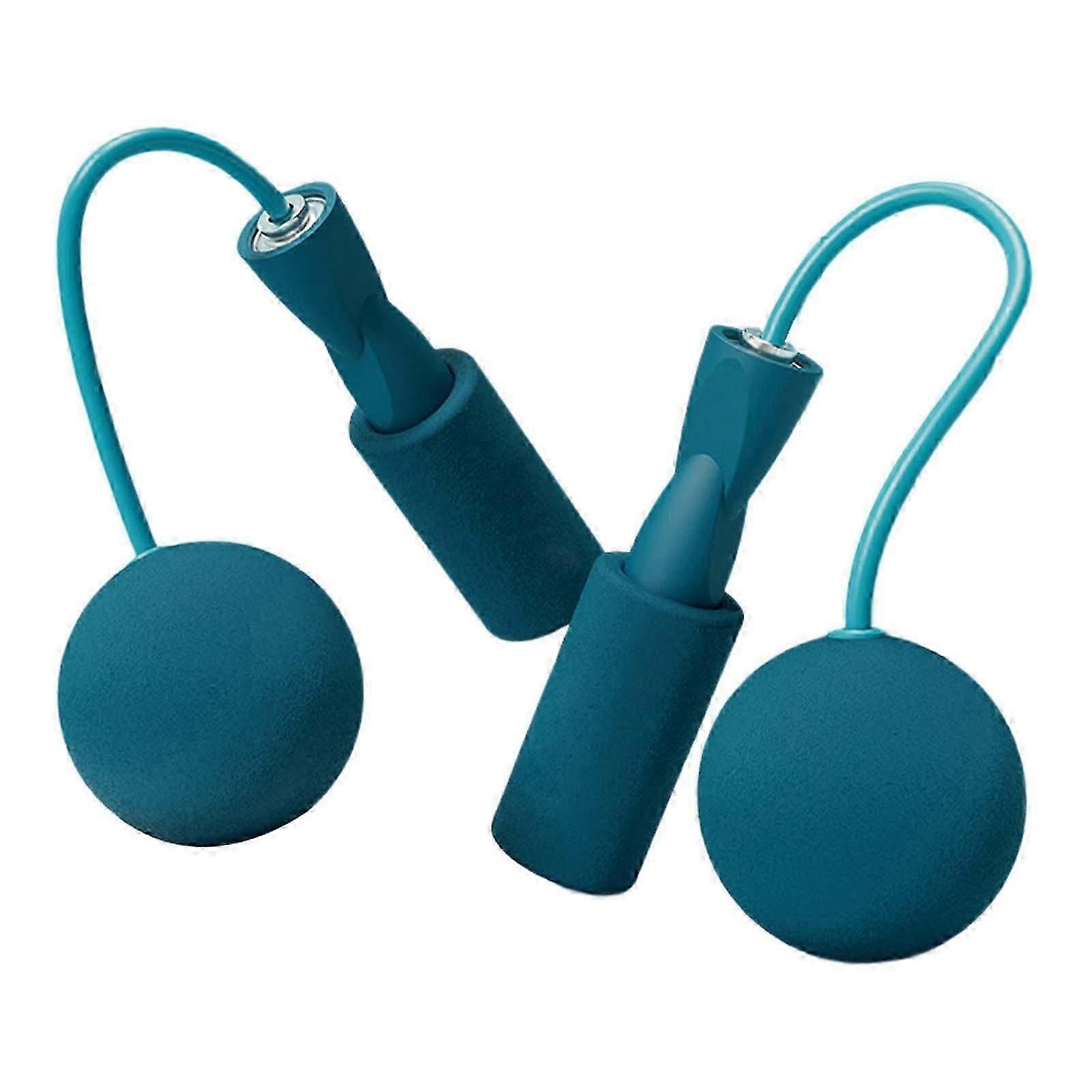Cordless Jumping Rope Gym Exercise Fitness Weighted Jump Rope - Green - Image 2