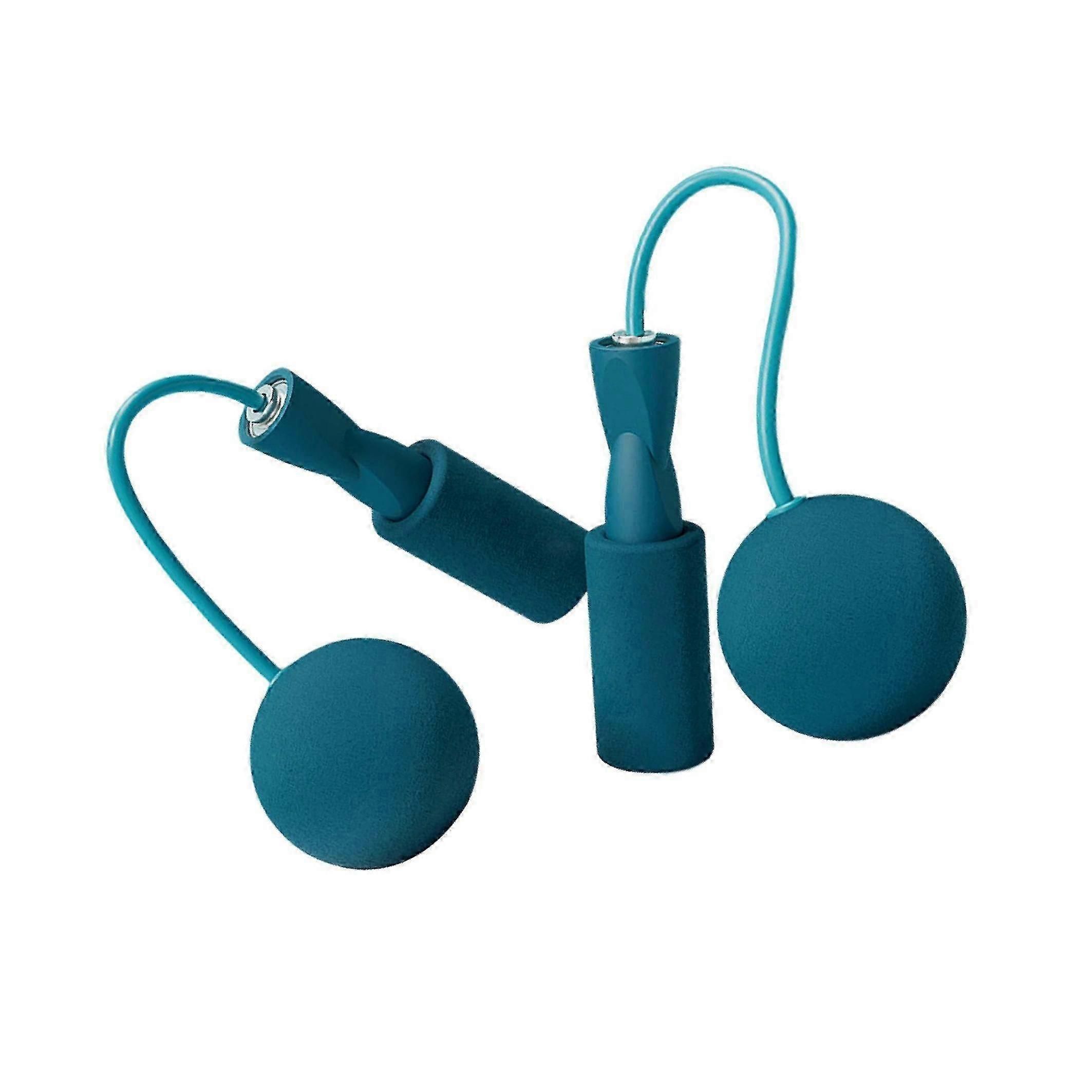 Cordless Jumping Rope Gym Exercise Fitness Weighted Jump Rope - Green - Image 3