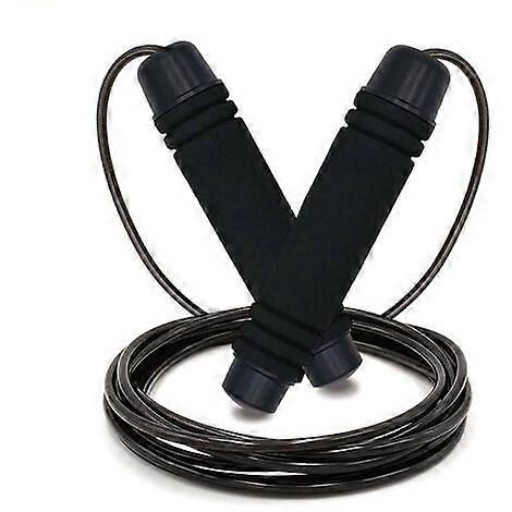 Adjustable Speed Jump Rope with Soft Memory Foam Handles, Tangle-Free Skipping Rope for Fitness, Cardio Workout & Exercise - Green - Image 2