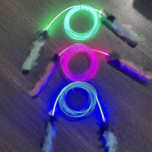 Glowing Jump Ropes, Adjustable Jumping Rope Fitness Exercise Weight Loss & Night - Image 5