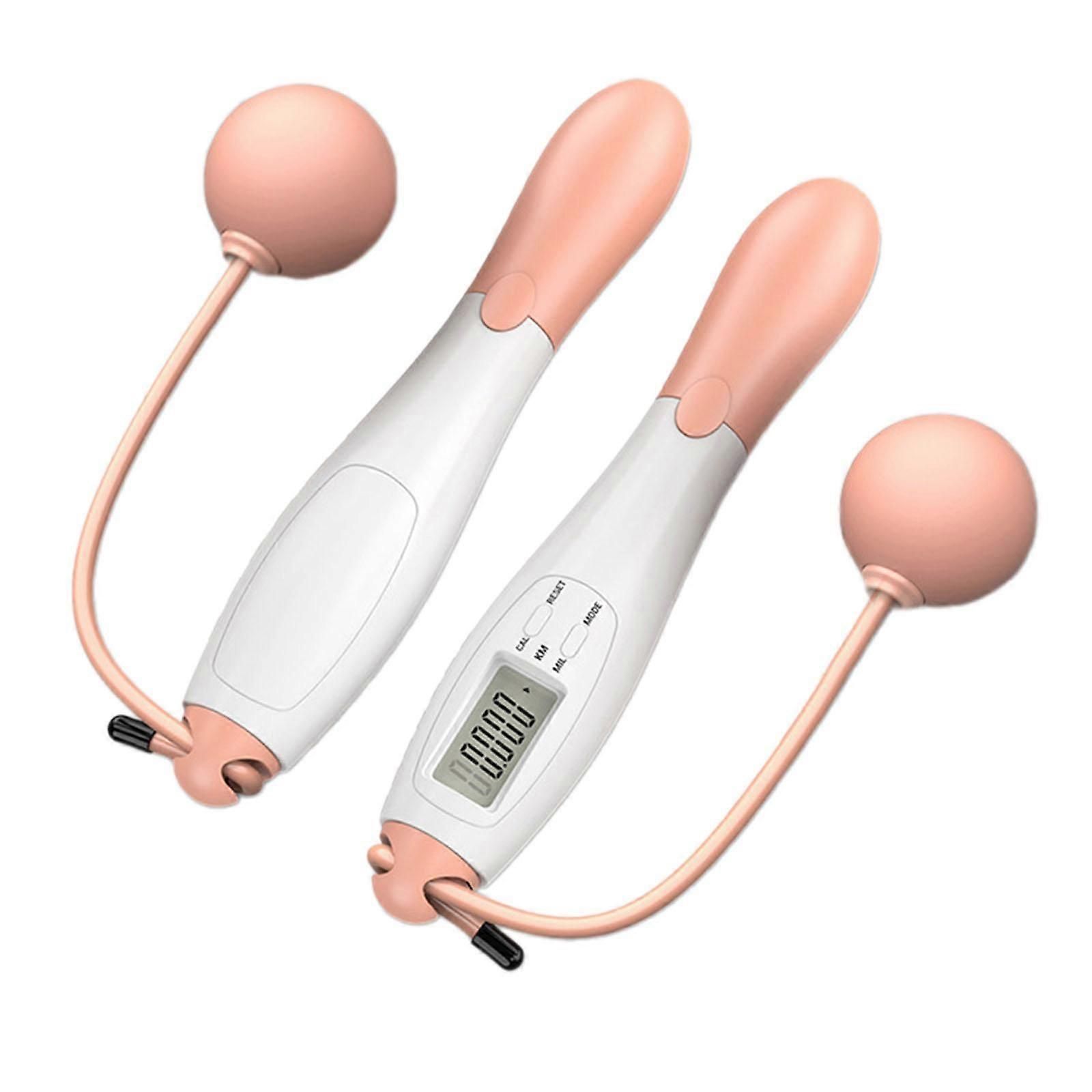 Cordless Jump Rope Speed Smart Fitness Jump Rope for Training Boxing Outdoor - Pink - Image 3