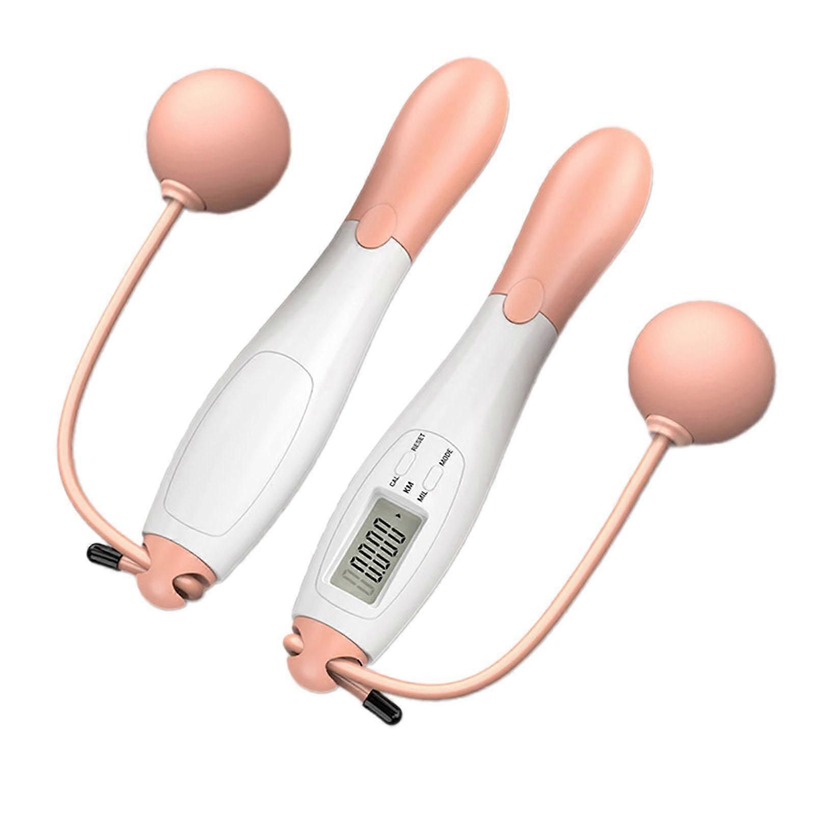 Cordless Jump Rope Speed Smart Fitness Jump Rope for Training Boxing Outdoor - Pink - Image 5