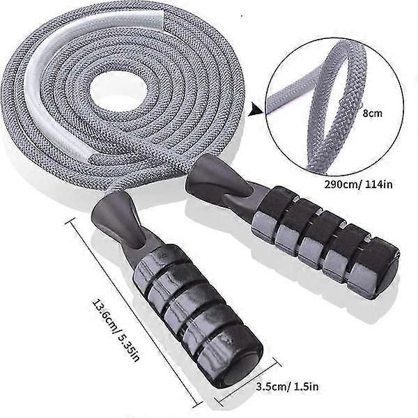 Jump Rope, Adjustable Weighted Jump Rope For Adult And Fitness Exercise - Image 3