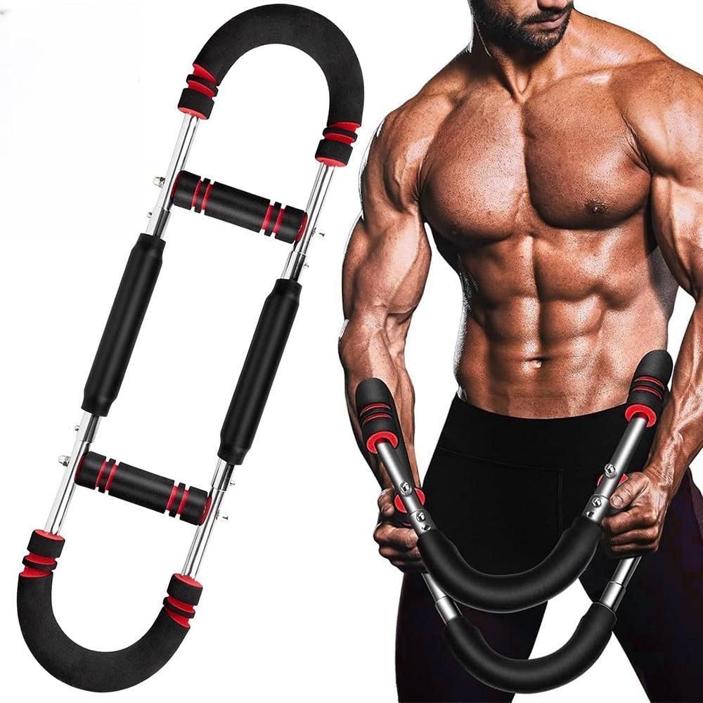 Twister Arm Trainer Adjustable Twister Arm Chest Exerciser With 3 Springs - Red - Image 8