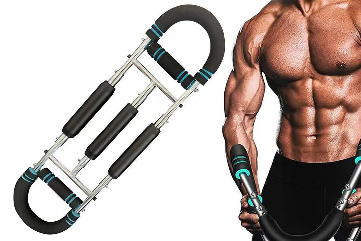 Twister Arm Trainer Adjustable Twister Arm Chest Exerciser With 3 Springs - Blue - Image 1