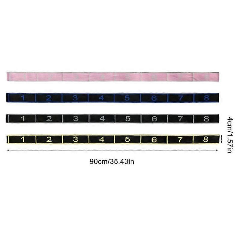 Stretching Strap, 8 Loop Yoga Straps for Stretching, Elastic Stretch Strap Stretch Band for Exercise Yoga Fitness Gym - Purple - Image 2