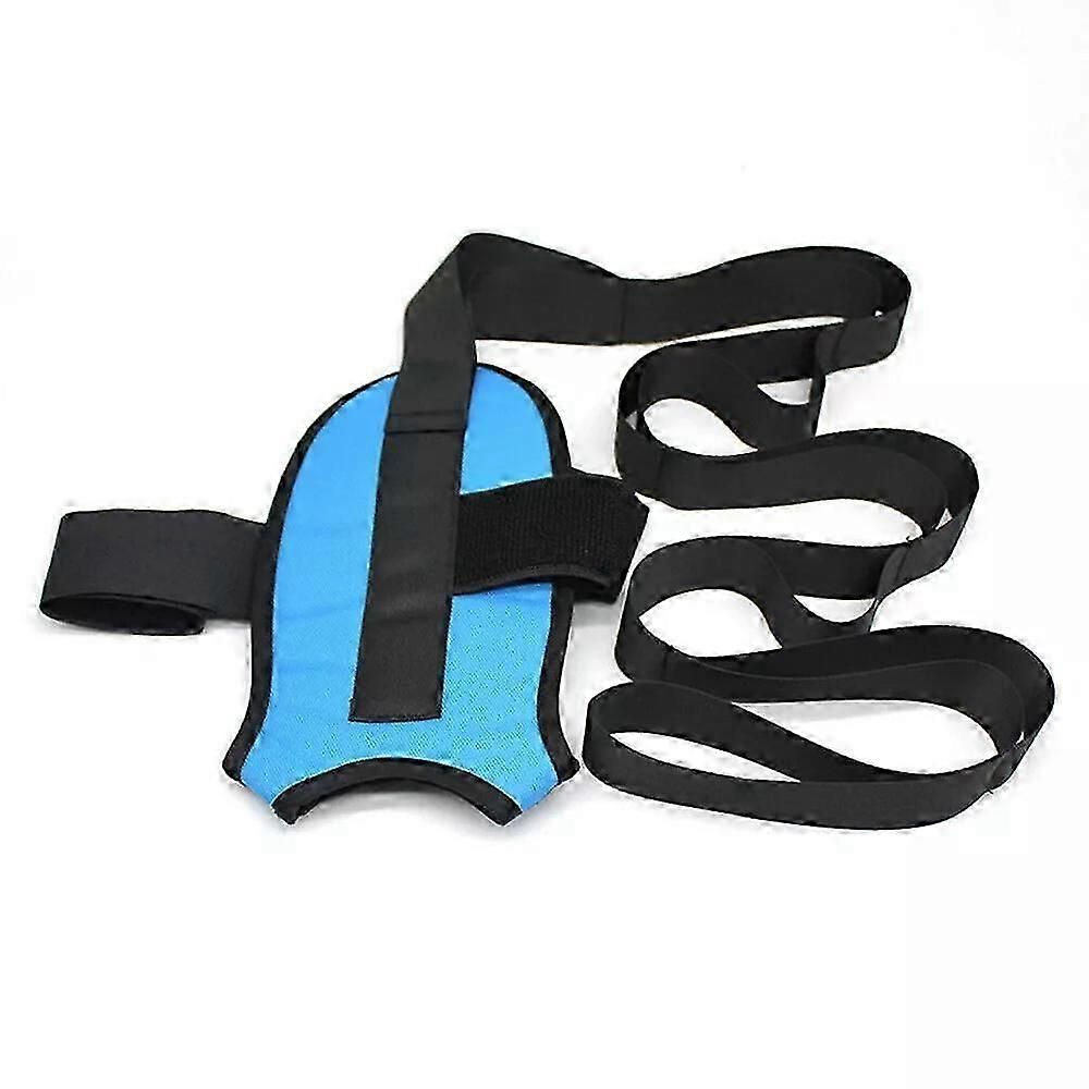 Yoga Stretching Strap for Physical Therapy, Non-Stretch Exercise Strap with Foot Loop for Pilates, Dance & Flexibility Training - Image 1