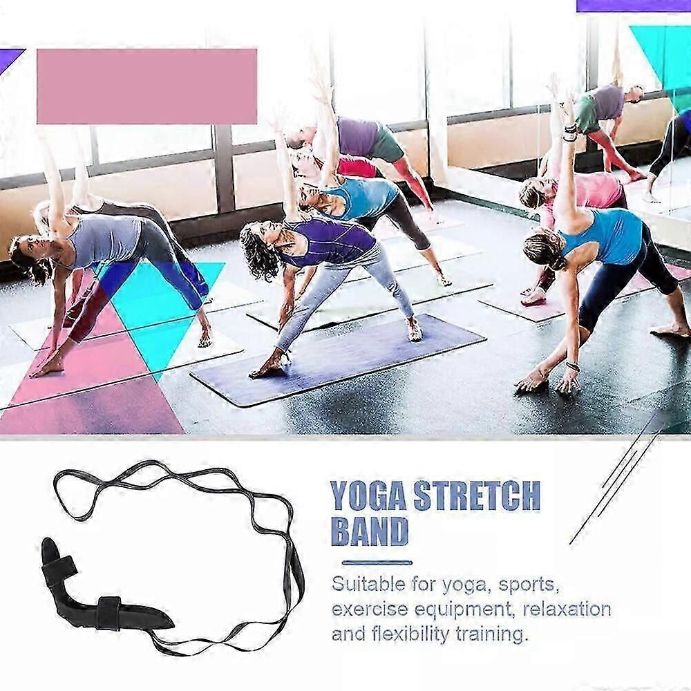 Yoga Stretching Strap for Physical Therapy, Non-Stretch Exercise Strap with Foot Loop for Pilates, Dance & Flexibility Training - Image 4
