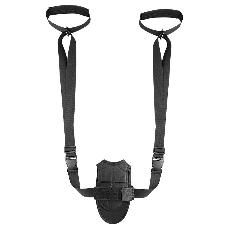 Foot and Calf Stretcher Stretching Strap Leg Stretch Strap Flexibility Stretch Bands for Exercise Black - Image 1