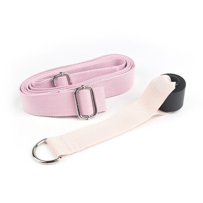 Stretching Strap Sports Leg Stretching Strap for Women Men Gymnastics Ballet Pink - Image 1