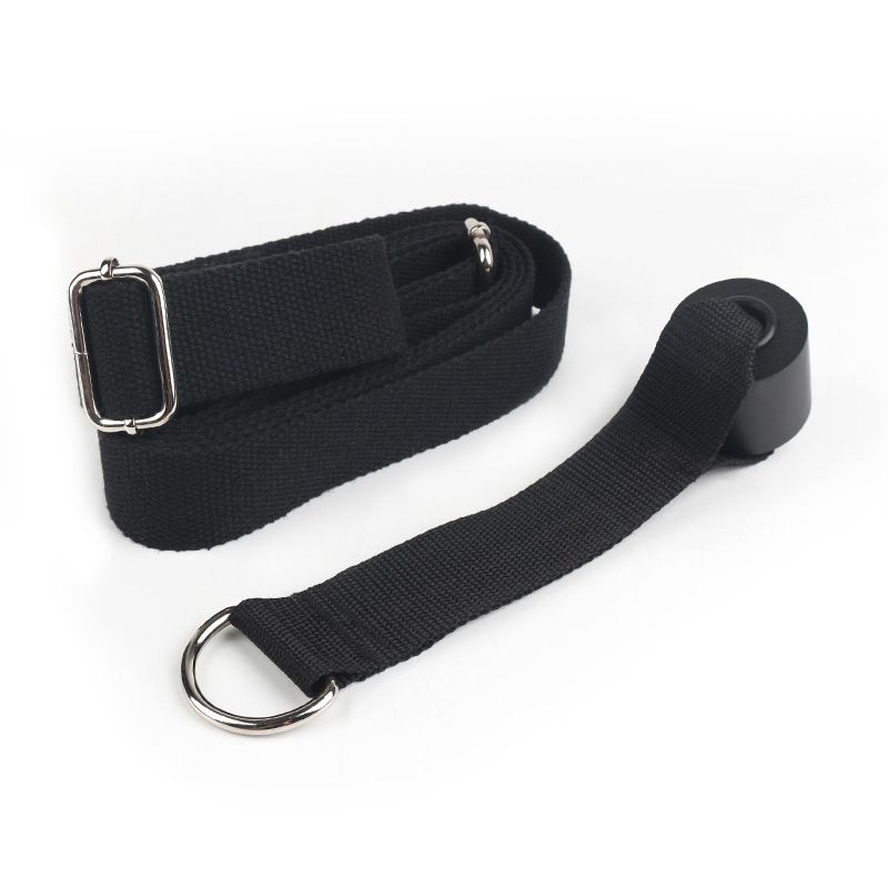 Stretching Strap Sports Leg Stretching Strap for Women Men Gymnastics Ballet Black - Image 1