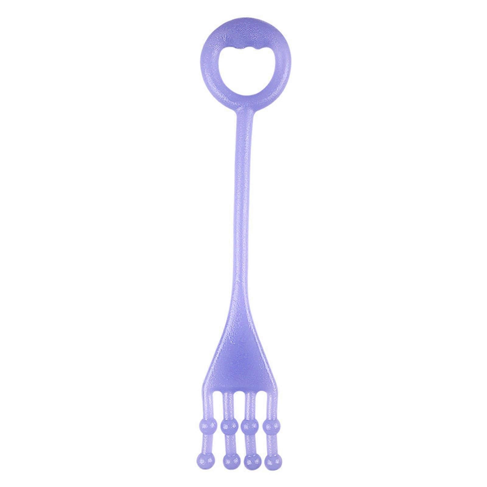 Toe Stretch Band Toe Stretching Strap Toe Training Band with Looped Dance Foot Leg Stretcher for Indoor Outdoor - Purple - Image 1