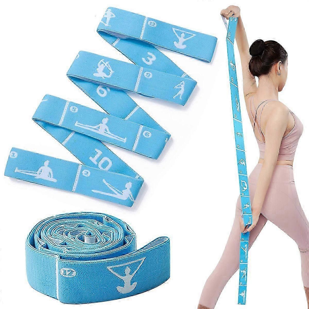 Exercise & Fitness Bands: Stretch Strap, Yoga Stretching, Workout Resistance Bands - Image 1