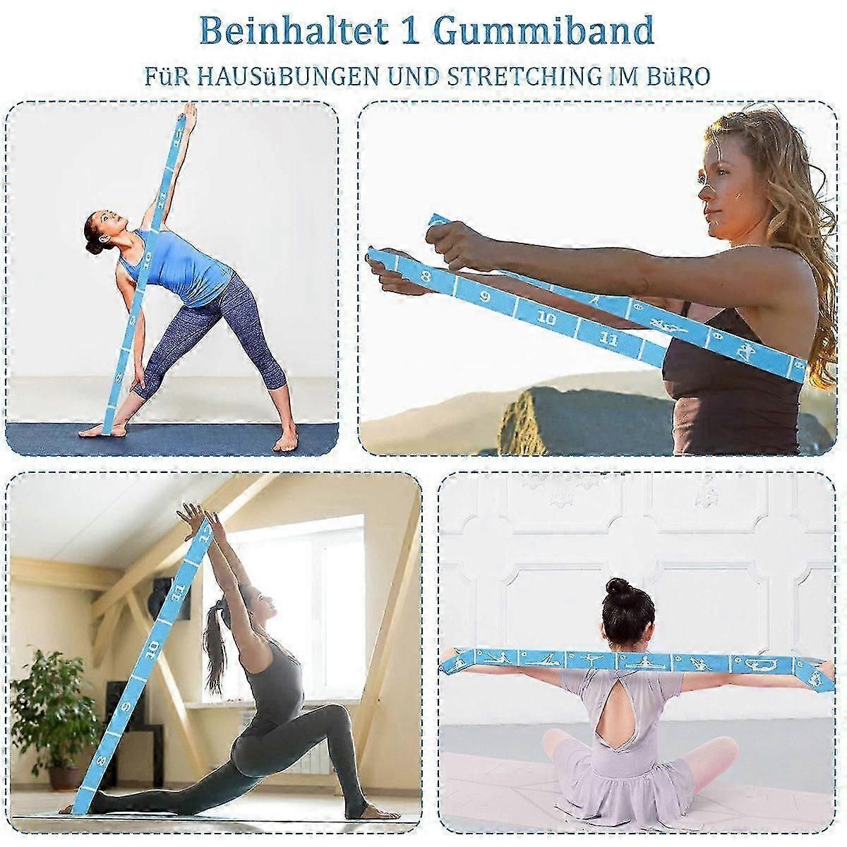 Exercise & Fitness Bands: Stretch Strap, Yoga Stretching, Workout Resistance Bands - Image 4