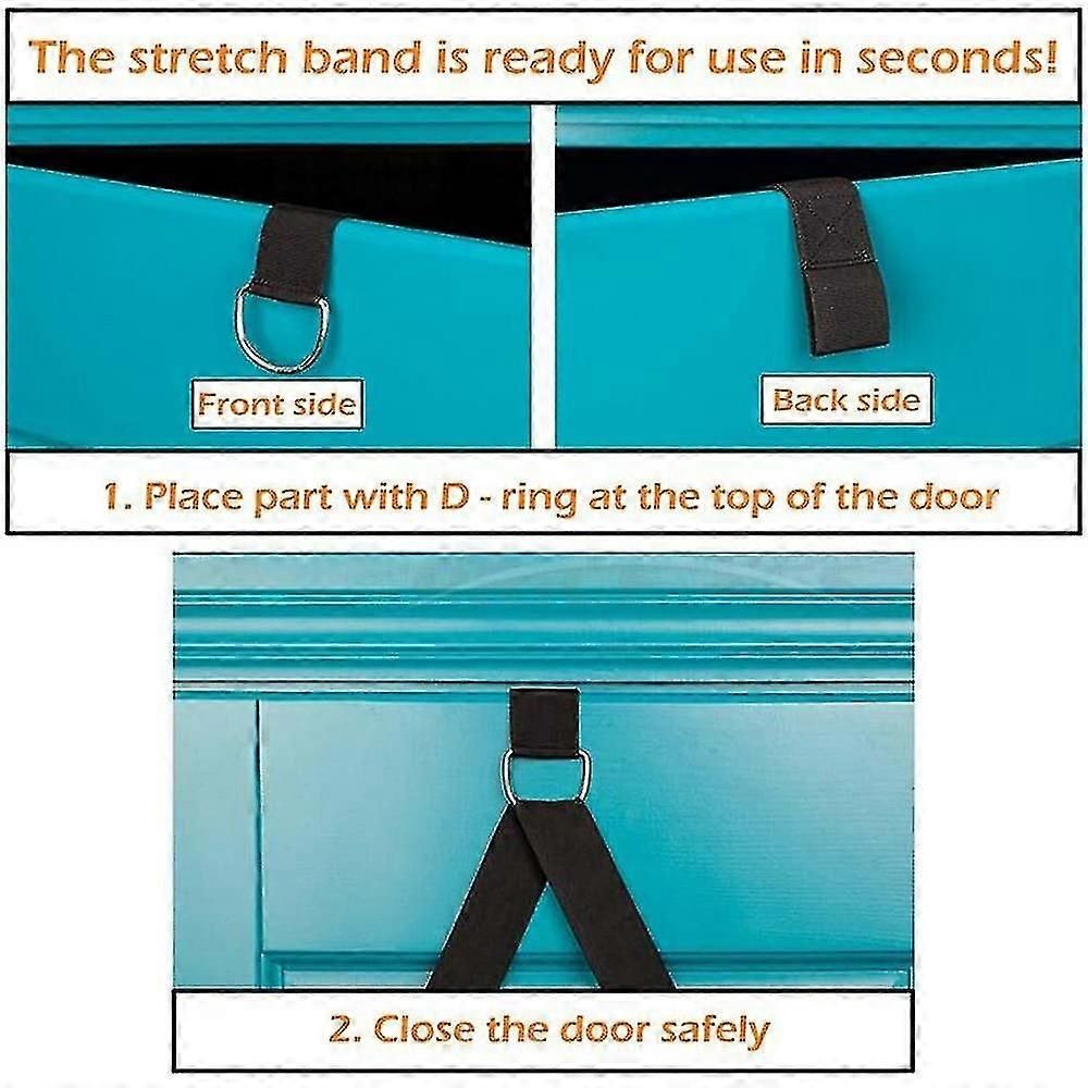 Leg Stretch Band - Easy Install on Door - Dance and Gymnastic Exercise Stretching Strap - Image 4