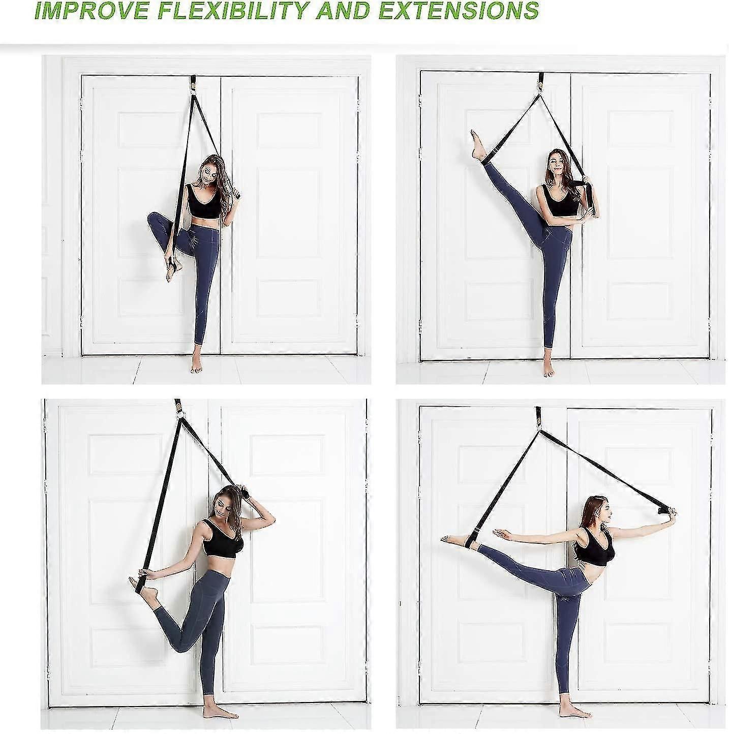 Leg Stretch Band - Easy Install on Door - Dance and Gymnastic Exercise Stretching Strap - Image 5
