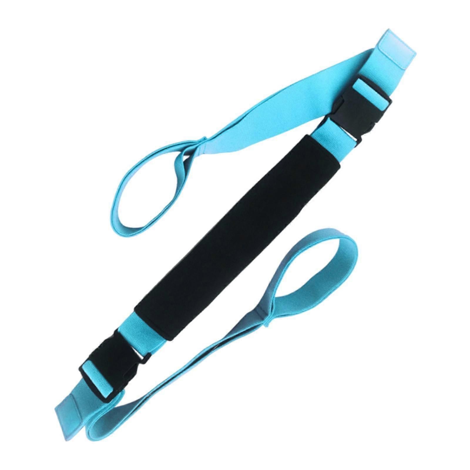 Yoga Strap Yoga Stretching Strap Premium Fitness Portable Exercise Dance - Blue - Image 1