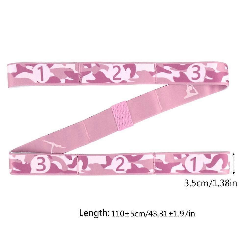 Yoga Pull Strap Belt Multifunctional Yoga Stretching Strap Or Women Men Adults - Blue - Image 5