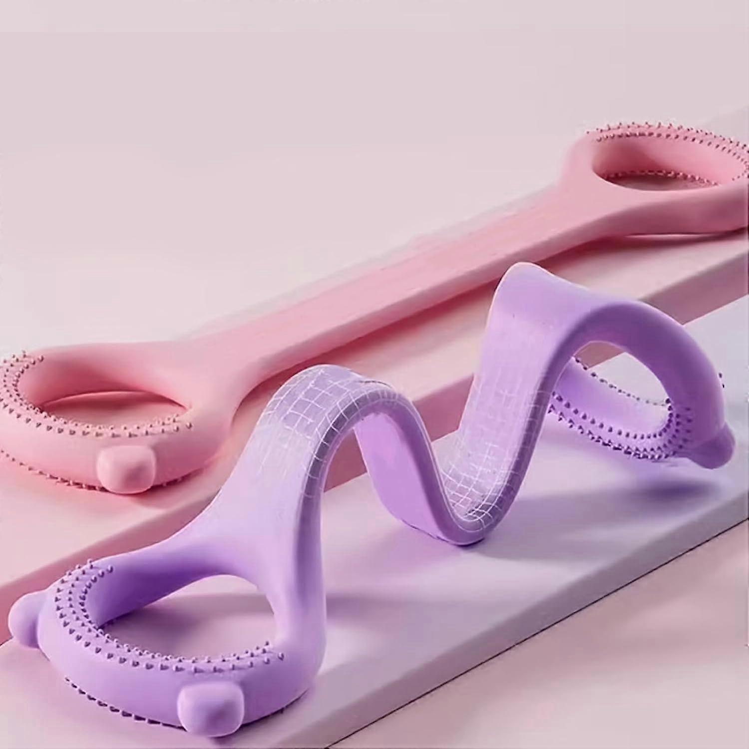 8 Shape Resistance Band for Shoulder and Back Stretch, Yoga Stretch Strap for Muscle Flexibility - Image 4