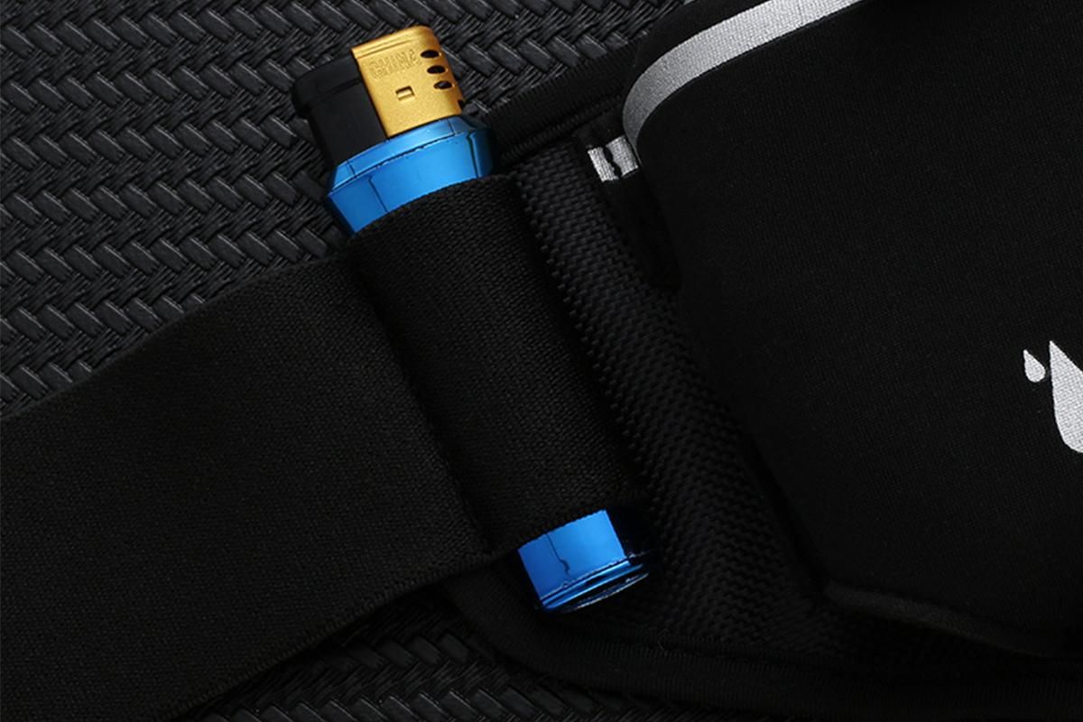 Hydration Running Belt with 2 Water Bottles and Phone Pouch for Marathon Hiking - Black - Image 4