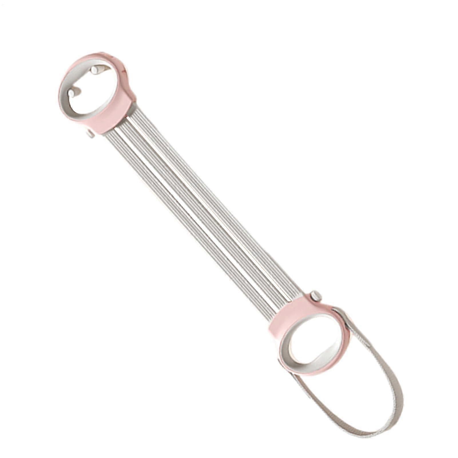 Resistance Bands Adjustable Yoga Stretch Strap for Stretching Exercise Home Gym NonSlip Pink - Image 1