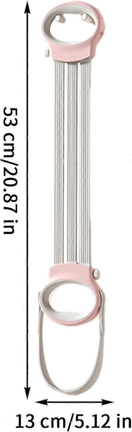 Resistance Bands Adjustable Yoga Stretch Strap for Stretching Exercise Home Gym NonSlip Pink - Image 4