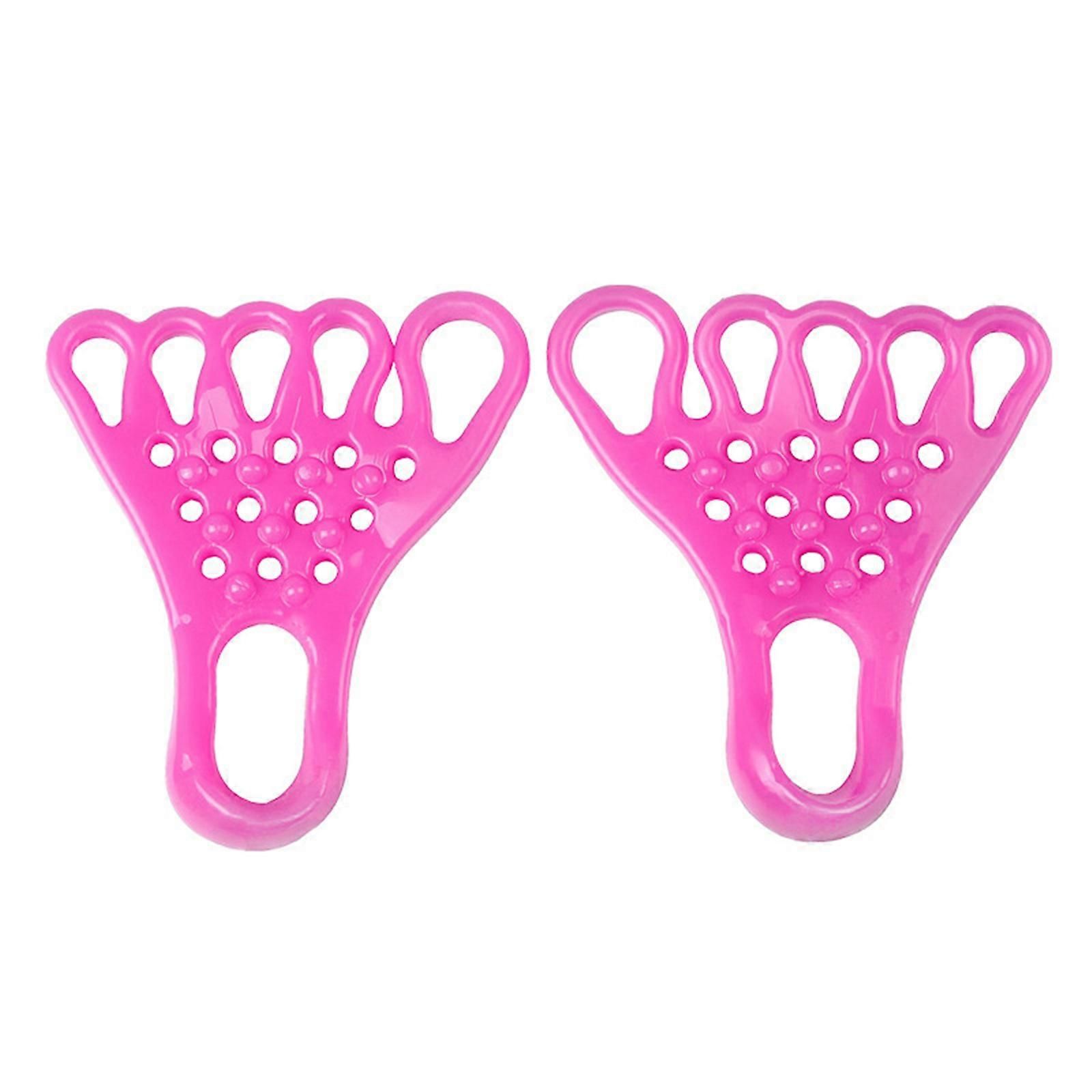 Yoga Stretching Belt Foot Stretcher Calf Tendonitis Ankle Strap Bands Yoga Stretch Strap Calf Leg Foot Stretcher - Pink - Image 1