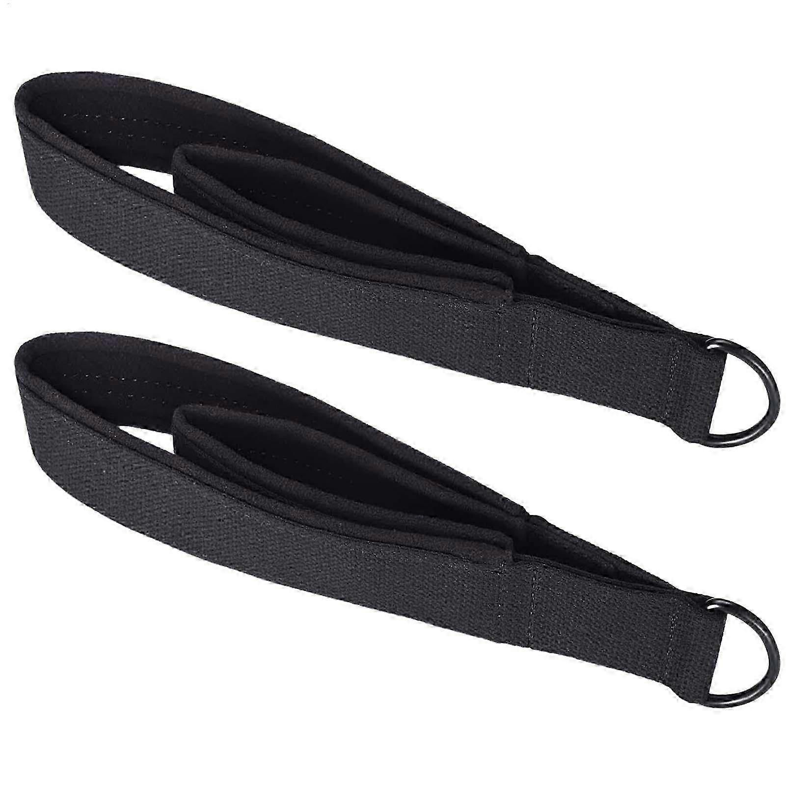 Yoga Stretch Strap with Loops 2 Pieces Pilates Yoga Double Loop Strap - Image 1