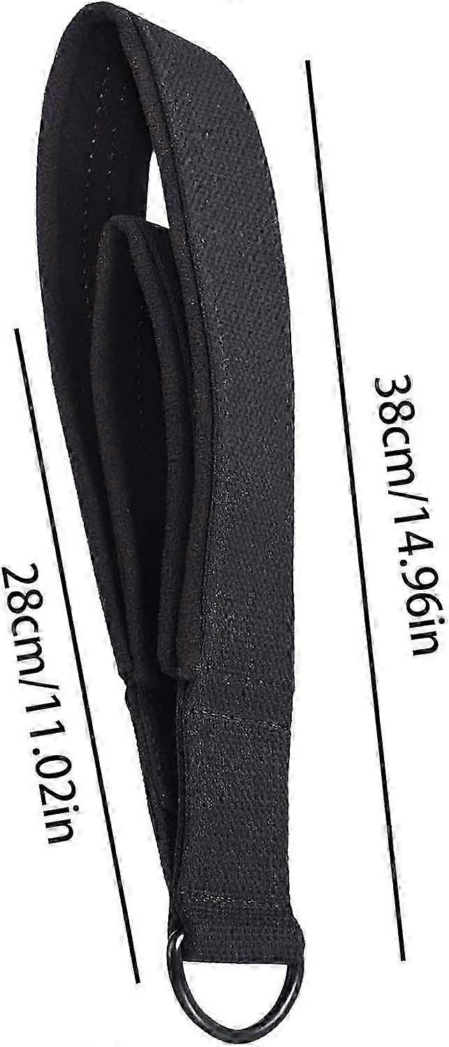 Yoga Stretch Strap with Loops 2 Pieces Pilates Yoga Double Loop Strap - Image 5