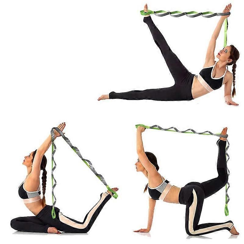 Yoga Strap - Stretching Strap with 12 Loops to Improve Flexibility for Fitness,Pilates and Physical Therapy - Image 2