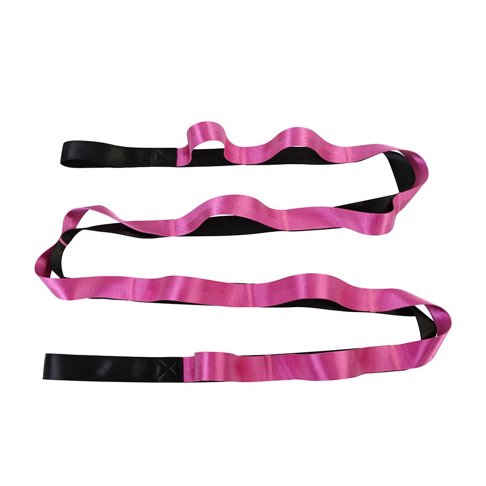 Yoga Strap - Stretching Strap with 12 Loops to Improve Flexibility for Fitness,Pilates and Physical Therapy - Image 1